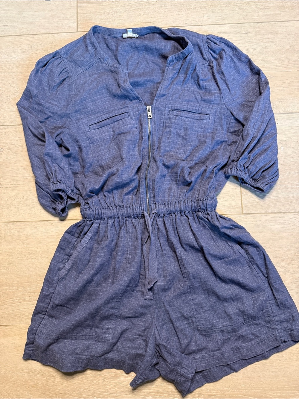 Splendid x Mary Lawless Lee blue romper size Small - Picture 2 of 7